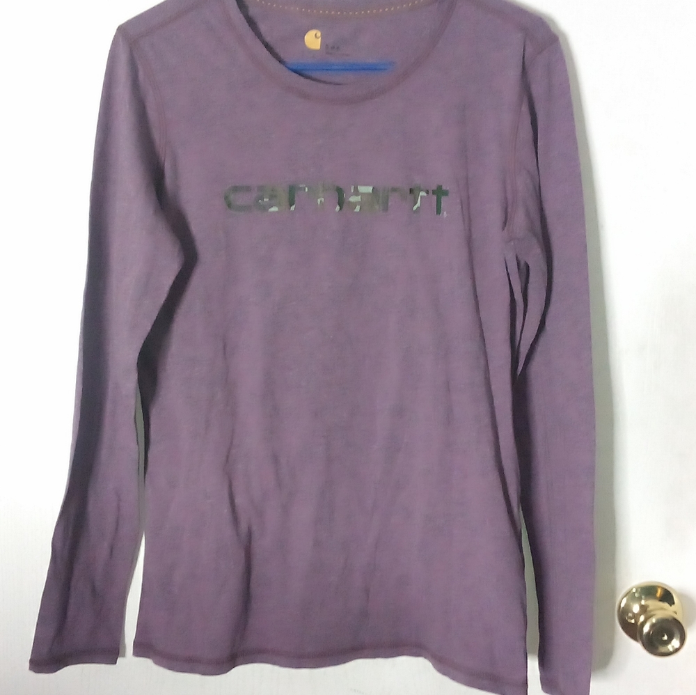 Carhartt long sleeve t-shirt 100% cotton size small - Picture 1 of 2